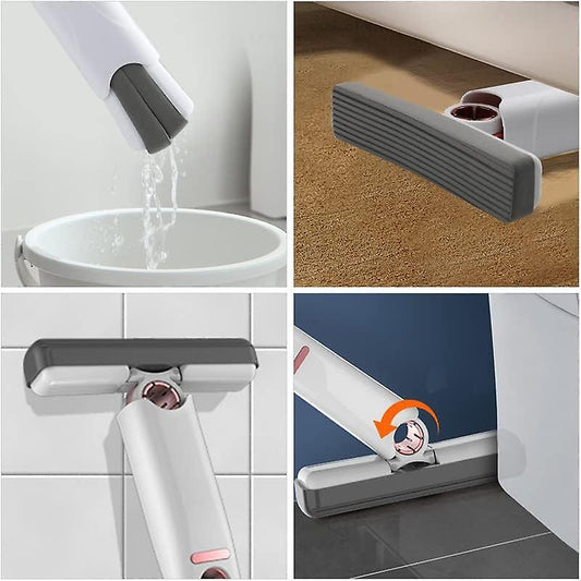 🎁𝐎𝐅𝐄𝐑𝐓𝐀 𝟏+𝟏 𝐁𝐔𝐑𝐄𝐓𝐄 𝐆𝐑𝐀𝐓𝐈𝐒🎁Mini Mop Portabil cu Sistem Autostoarcere