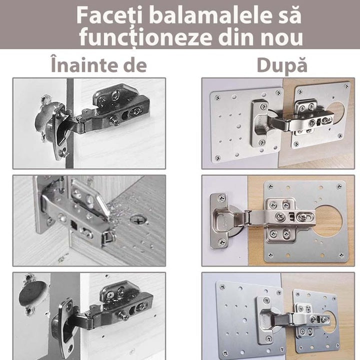 Set Reparatie Balamale din oțel inoxidabil (12 șuruburi/SET)