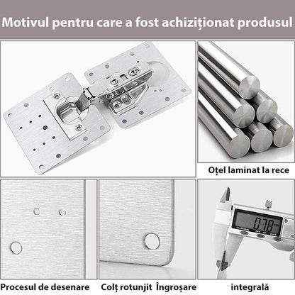 Set Reparatie Balamale din oțel inoxidabil (12 șuruburi/SET)